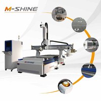 Máquina CNC Router ATC de 4 Ejes MS90 1325 para Grabado y Corte de Madera y Espuma, Fabricación de Muebles, Máquina CNC para Tallado de Madera