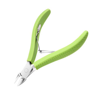 Agarre ergonómico profesional de alta calidad, pinza para cutículas de acero inoxidable plateado para uñas de dedos, bordes limpios suaves, logotipo personalizado - Product Image 2