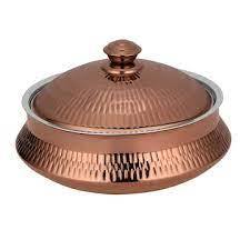 หม้อตุ๋นทองแบบทุบรูปมงกุฎที่ทันสมัยพร้อมฝาสำหรับการจัดเลี้ยงที่หรูหราและการตกแต่งห้องครัวที่บ้าน - Product Image 3