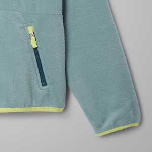 Fleece Material Boys Stand Collar Sweatshirt For Daily Wear / Casual Wear Relaxed Fit 2026 With Long Sleeves Custom Logo Design - Product Image 4