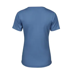 Camiseta Orgánica Interlock para Mujer, Camiseta Promocional Sostenible - Product Image 4