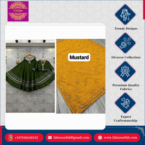 Lujoso diseñador étnico indio seda romana Lehenga Choli con cordones de secuencia pesada Gotta llamativos para ocasiones especiales - Product Image 3