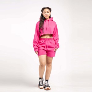 Ensemble deux pièces en polaire pour femmes-Doux et confortable, idéal pour une tenue décontractée, se prélasser et un confort quotidien - Product Image 1