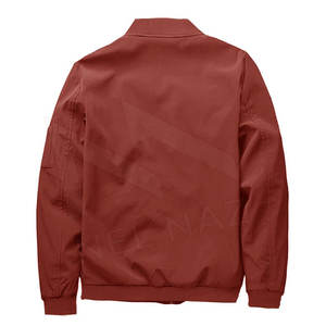 Venta al por mayor de los hombres de primera calidad negro a prueba de viento impermeable Ecológico Chaquetas de bombardero de lona Nuevo diseño de cremallera de alto uso de invierno Venta caliente - Product Image 2