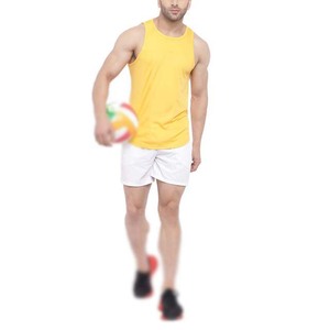 เสื้อกล้ามผู้ชายแบบถักสไตล์วินเทจเข้ารูปและระบายอากาศได้ดี - Product Image 4