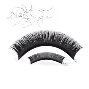 Venta al por mayor Premium Matte Black Cashmere Mink Lashes OEM ODM Classic Volume Lash Extension Supplies con bandejas - Product Image 3
