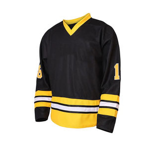 Nouveau style OEM, maillot de hockey sur glace personnalisé, joueurs professionnels, haute qualité, 100% polyester, maille respirante, séchage rapide, unisexe, personnalisé - Product Image 5