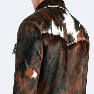 Veste en cuir de vachette grande taille en gros, utilisation en extérieur, veste d'hiver, best-seller, prix bas, veste en cuir de vachette pour homme - Product Image 6