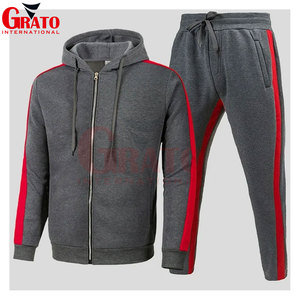 Personalizable Unisex Gris Oscuro 2 Piezas Ecológico Reversible Sweatsuit Casual Manga Larga Pullover Tallas grandes 100% Algodón Invierno - Product Image 4