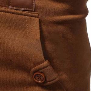 High Quality Cotton <b>Blend</b> Oversized Vintage Men Pullover Hoodie Street Wear Basics Embroidered Techniques - Product Image 4