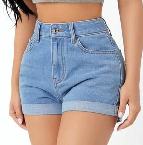 Blue Jeans <b>Denim</b> <b>Shorts</b> Cotton <b>Stretch</b> Outdoor Casual Yoga Working <b>Denim</b> Jeans <b>Shorts</b> For <b>Women</b> - Product Image 6