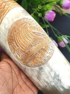 Tasse en corne naturelle en matériau durable de haute qualité avec polissage doux confortable à tenir parfait pour les événements en plein air et les cadeaux - Product Image 3