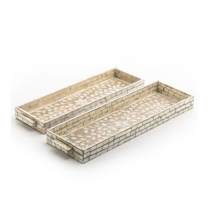 Fancy design chocolate <b>tray</b> premium quality MOP chocolate serving <b>tray</b> <b>table</b> ware rattan chocolate serving <b>tray</b> - Product Image 3