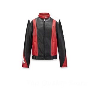 Veste pour femme de conception de qualité supérieure veste de baseball de moto rétro veste de course décontractée détachable - Product Image 2