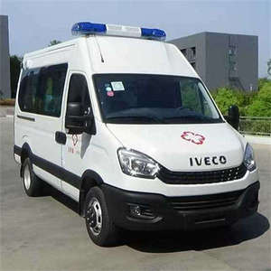 Ambulancia de Cuidados Intensivos de Techo Alto y Distancia Entre Ejes Media / Camión de Rescate Médico / Vehículo de Emergencia con Motor Turbo de Gasolina - Product Image 1