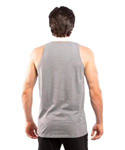 Débardeur pour homme en coton et polyester, sans manches, t-shirt de sport, veste de fitness respirante, décontractée, fournisseur OEM - Product Image 3
