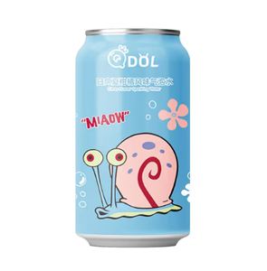Nueva Llegada, Refresco QDOL de Bob Esponja con Sabor a Fresa, 330 ml, Bebida con Sabor a Fresa para Exportación - Product Image 5