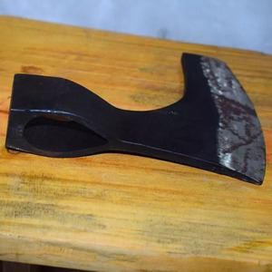 Medieval <b>Viking</b> Battle <b>Axe</b> Blade Handmade in black - Product Image 5