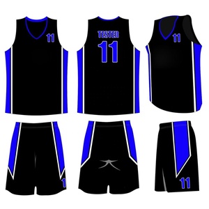 Maillots réversibles de basket-ball par sublimation personnalisés OEM Style d'ensemble d'uniformes imprimés grande taille respirants - Product Image 2