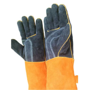 Guantes de soldadura de cuero de vaca personalizados de la mejor calidad, empuñaduras cómodas de alta resistencia, guantes protectores de seguridad, tendencia - Product Image 3