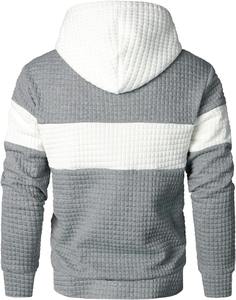 OEM/ODM Custom 100% Cotton 450gsm Thermal Fleece Hoodie Discharge Printing for Winter Season Manufactured 380-500 Gsm <b>Range</b> - Product Image 4