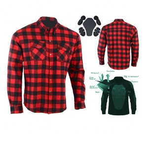 Chemise de motard pour homme respirante en % coton personnalisable, multi-poches, en flanelle, entièrement imprimée par sublimation - Product Image 2