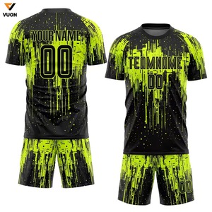 205 uniformes de fútbol 100% poliéster secado rápido fútbol manga corta Camisa hombres fútbol Jersey conjunto fútbol entrenamiento conjuntos - Product Image 1