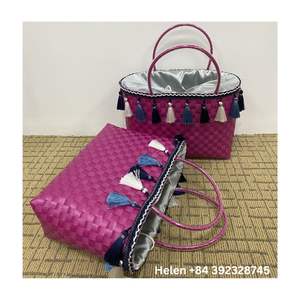 กระเป๋าถือขนาดเล็กของผู้หญิงทำจากพลาสติกพีวีซี2024น้ำหนักเบากันน้ำและแต่งหน้าสำหรับกิจกรรมกลางแจ้ง - Product Image 3