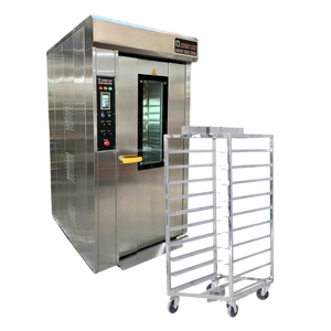 Prêt à Expédier Four Rotatif Diesel 16 Plateaux Four Rotatif 28Kw/H Capacité Pe & Four De Boulangerie À Palettes En Bois Fabriqué Au Vietnam - Product Image 1