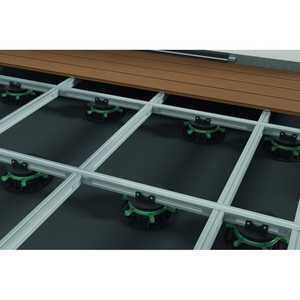 Renoplast ®   Viga de aluminio para terraza 32 x 32 mm - 2 m, suelo compuesto, para construcción de terrazas y suelos exteriores, duradera - Product Image 3