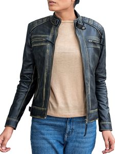 Chaquetas de Cuero para Mujer, Novedades, de Alta Calidad, Impermeables, con Servicio OEM - Product Image 2