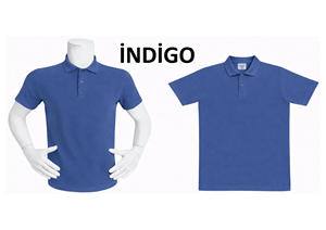 เสื้อโปโลแขนสั้นสีน้ำเงินสำหรับผู้ชาย ผ้าฝ้าย 100% ผ้าอ๊อกซ์ฟอร์ด สไตล์ลำลอง ทรงปกติ สีพื้น ระบายอากาศได้ดี ดีไซน์แบบทอ - Product Image 2