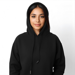 Sudadera con capucha de algodón suave para mujer para uso diario con opciones de etiqueta privada OEM/ODM - Product Image 5