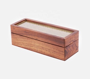 Handcrafted Wooden & <b>Glass</b> <b>Box</b> With 3 Partitions Manufacturer Wholesaler factory direct sale - Product Image 3