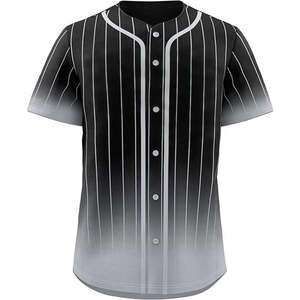 Jersey bisbol luar ruangan jahitan Vintage populer untuk pakaian olahraga - Product Image 5