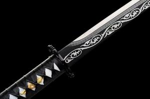 Espada Longquan Xiake Tang con Funda Integrada, Cuchillo de Comando Japonés Estilo Anime, Curvo, Jugyo, Juego de Espadas de Entrenamiento - Product Image 6