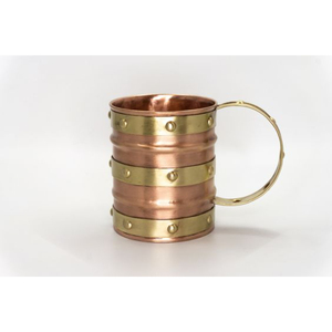 Vintage Rustic Art Designer Attractive Look Most Selling Gold Plated And <b>Copper</b> Antique Finished Metal Made Drinkware Mugs Glass - Product Image 1