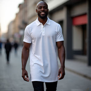 Nuevo diseño de los hombres de alta calidad Polo Logo personalizado de verano de manga corta para hombre Golf Polo Tennis Shirt - Product Image 3