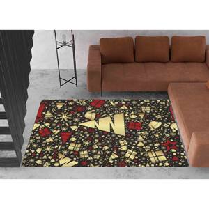 Tapis imprimé à motifs de Noël - Noël, Xmas, Moderne, Luxe, Design 3D, Tapis doux non tissé - Product Image 4