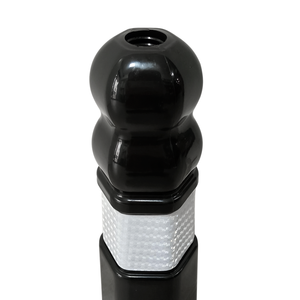 Délilinéateur TPU noir en gros de haute qualité avec collier réfléchissant blanc ILT14060 ECO produit routier de sécurité routière - Product Image 1