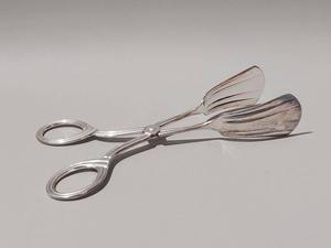 Hammered Handle <b>Scissor</b> Style pastry tong Food Serving Tong stainless steel food tongs serving tongs - Product Image 2