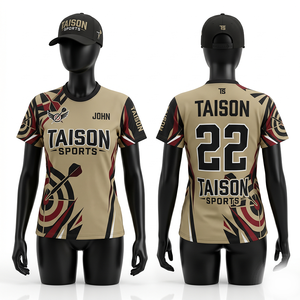 Custom Sublimated <b>Dart</b> Jersey 160 GSM Polyester Knit Orange Navy Side Panel Design Team Logo Print - Product Image 4