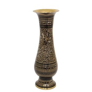 Classic Design Iron Round Gold Plated Flower <b>Vase</b> for Living Room Home Decor Stylish Tabletop <b>Vase</b> with Customized Size & Shape - Product Image 2