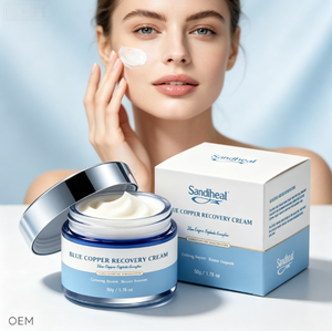Sérum réparateur au peptide bleu et crème réparatrice au peptide de cuivre – Hydratation et conditionnement de la peau |   OEM - Product Image 3