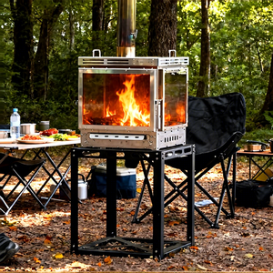 Poê<span class=keywords><strong>le</strong></span> de tente INBESTCAMP, fabriqué en usine, solution de chauffage extérieur portable et durable pour les aventuriers et les survivants - Product Image 1