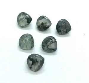 Grosir batu akik lumut kristal alami batu jatuh: batu kristal penyembuhan: batu permata: kristal khawatir batu: Kerajinan: worry ston