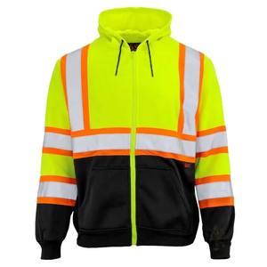Sudadera con capucha de alta visibilidad con manga de chaqueta de seguridad reflectante Ropa de trabajo de protección al aire libre Sudadera con capucha - Product Image 4