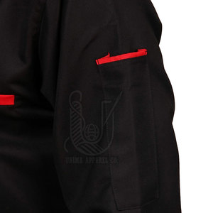 Chaqueta de Chef Profesional para Hombre, de Algodón, Manga Larga, Cierre de Botones, Logotipo Personalizado, Alta Calidad, Servicio OEM para Restaurantes y Cocinas, Venta al Por Mayor - Product Image 6