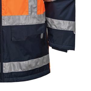 Uniforme de Seguridad Vial de Alta Resistencia, Personalizado, de Alta Visibilidad, Reflectante, con Costuras Duraderas, Desmontable, de Poliéster - Product Image 5