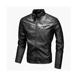 Chaqueta de cuero de vaca de alta calidad 2023 para hombre, chaqueta de cuero de color personalizado 100% para hombre, venta de producto - Product Image 6